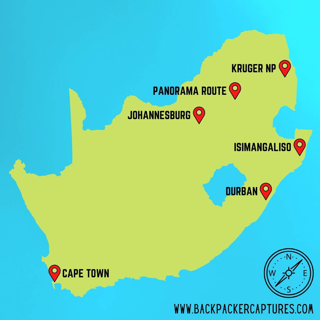 South Africa Map