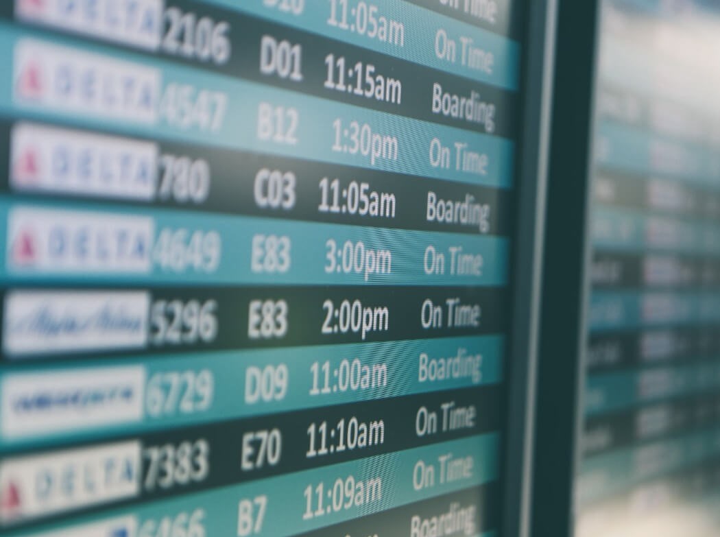 Airport Departure Board